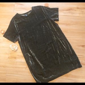 Kenneth Cole Velour Shift Dress